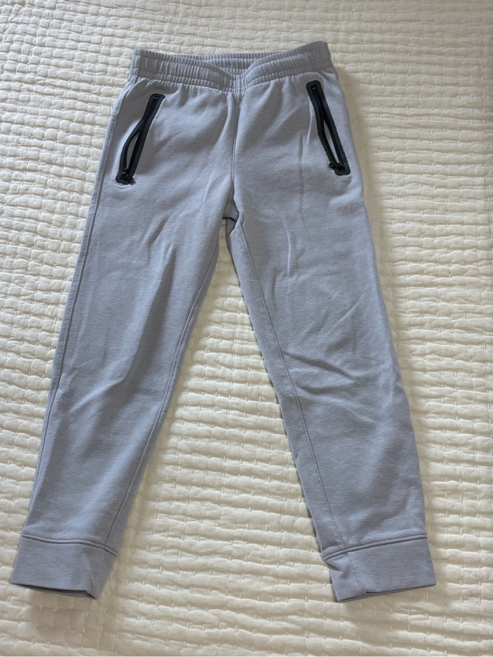 Old Navy Boys Light Gray Jogger with Black Drawstring